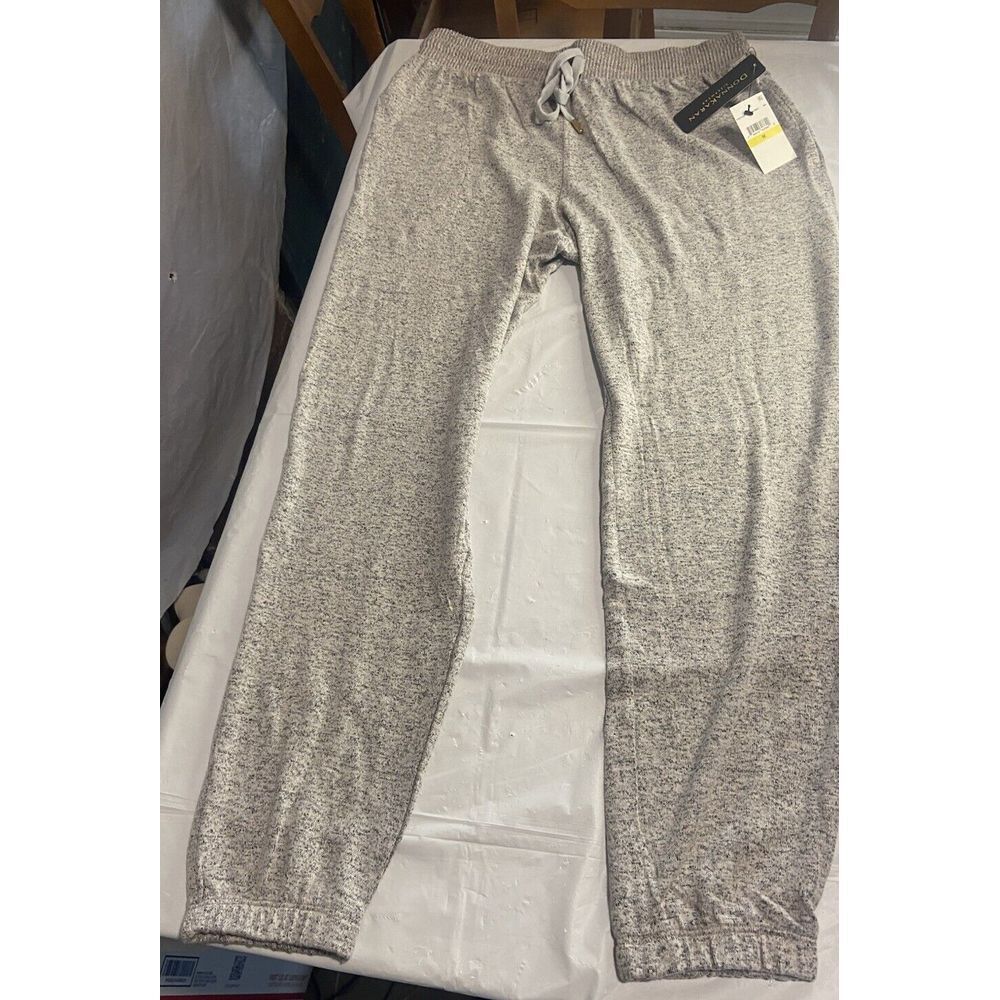 Women's Donna Karen Sleepwear Bottoms‎ -Ivory & Black Speckle-Size Med- NWT